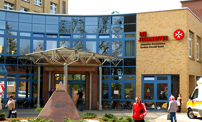 Johanniter Krankenhaus Stendal Gebäudeansicht Johanniter Krankenhaus Stendal, Link zur Klinikseite