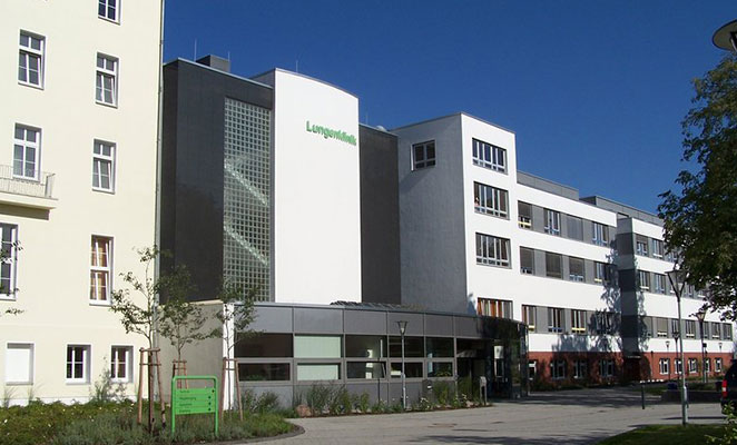 Gebäudeansicht Lungenklinik Ballenstedt, Link zur Klinikseite